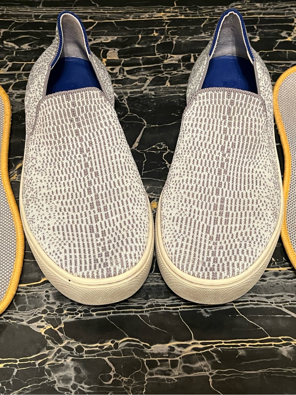 Women’s Rothy’s Slip-On Knit Casual Sneakers - Light Gray